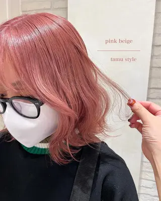 ミディアム カラー エクステ/ハイトーン 🐏☁️miminaのヘアスタイル