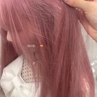 ロング カラー ♡chika /ハイトーン/渋谷♡のヘアスタイル