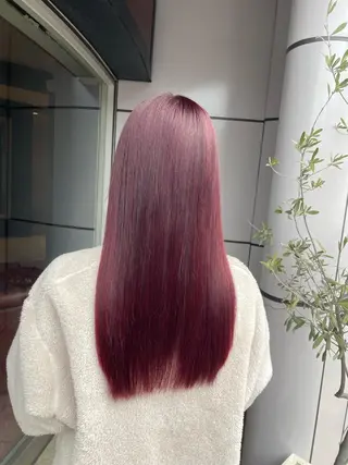 カラー HAIR＆MAKE EARTH四日市店所属・松葉 小春のヘアスタイル