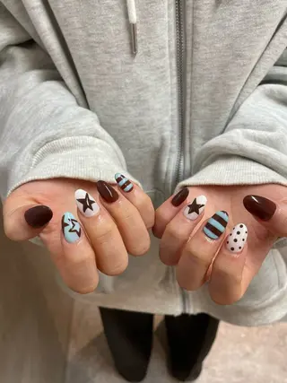 ネイル Kuwata Arisa⋆🍒⭒˚のネイルデザイン