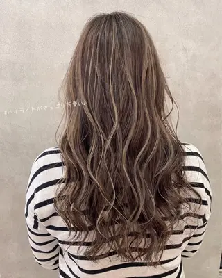 セミロング 三石 翔太のヘアスタイル