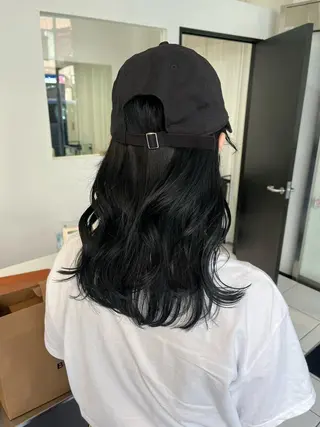 セミロング カラー channel所属・Natsumi ❤︎のヘアスタイル