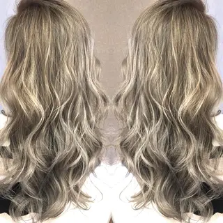 ロング カラー 井上 一平のヘアスタイル