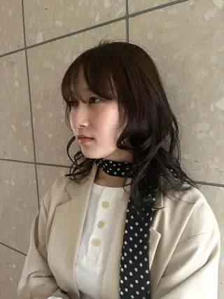 ミディアム グラスペディア所属・seri yoshidaのヘアスタイル