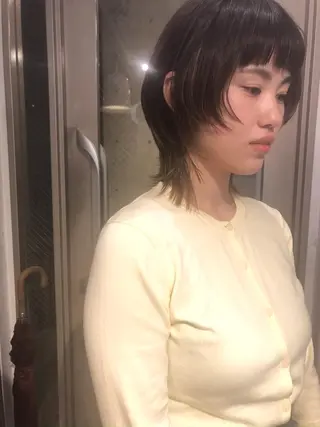 ショート 🌈圧倒的デザイン パーマ　関和希のヘアスタイル