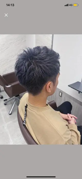 ショート カラー メンズ jill by gisel＿奥家のヘアスタイル