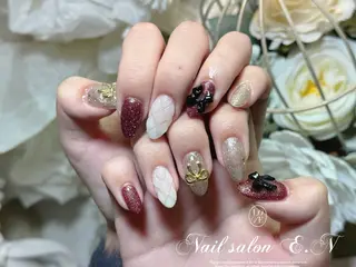 ネイル E.N🦋 長さ出し/持ち込みのネイルデザイン