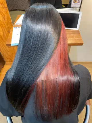 ロング カラー すなが/パーマカット モデル募集中のヘアスタイル