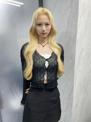 ロング Ria OSAKA　梅田所属・マリカ🦋韓国 ハイトーン/エクステのヘアスタイル