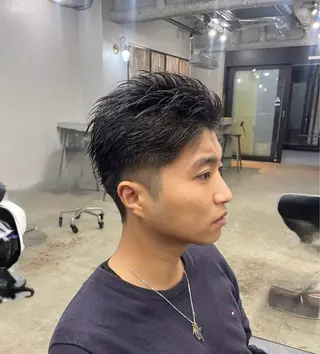 カラー メンズ メンズカット/パーマ 艶カラーTAIGA︎のヘアスタイル