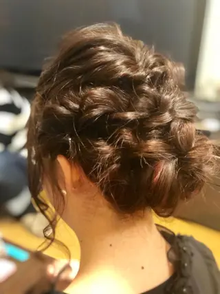 カラー ヘアアレンジ PROGRESS Harukiのヘアスタイル