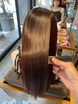 ロング カラー 透明感カラー🌿 ｛door｝髙橋輝のヘアスタイル