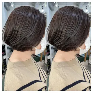 ショート カラー パーマ 村山 茉衣のヘアスタイル