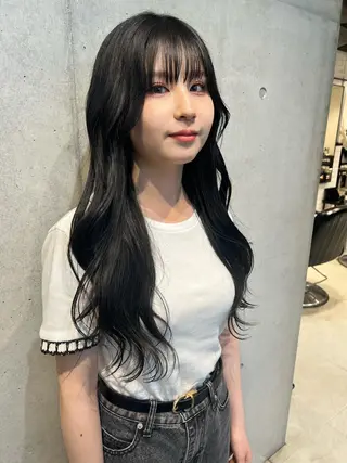 ロング カラー レイヤー/透明感 カラー🌿KANTAのヘアスタイル