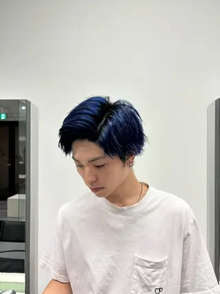 ショート カラー メンズ LEF所属・松崎 真衣のヘアスタイル