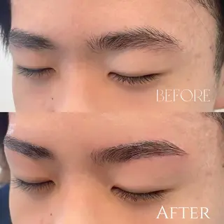 メンズ アイブロウ かずや🍀/髪質改善 /艶髪カラー/眉毛のヘアスタイル