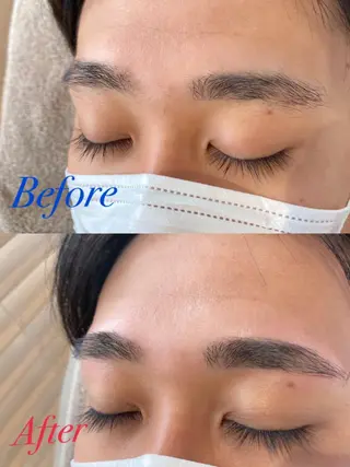 メンズ マツエク・マツパ TOPアイリスト ふたつぎちさとのマツエク・マツパデザイン