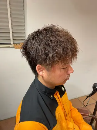 パーマ メンズ MOEKA🌺レディ ースカットモデルのヘアスタイル