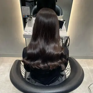 ロング 𝙆𝙖𝙞🎀🩶 レイヤー/縮毛矯正のヘアスタイル