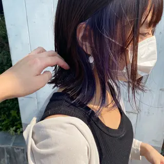 ミディアム 🧸ミルクティー🧸 kousei🧸のヘアスタイル
