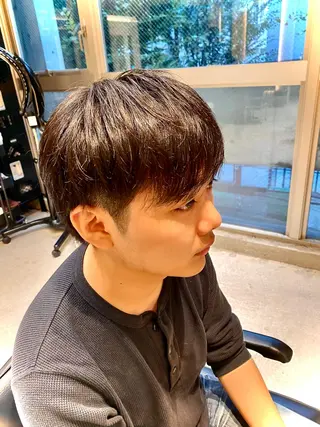 ショート メンズ 大人可愛いレイヤー 大田のヘアスタイル