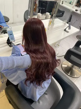 ロング カラー ヘアアレンジ 💗横浜美容室 💗HARUNAのヘアスタイル