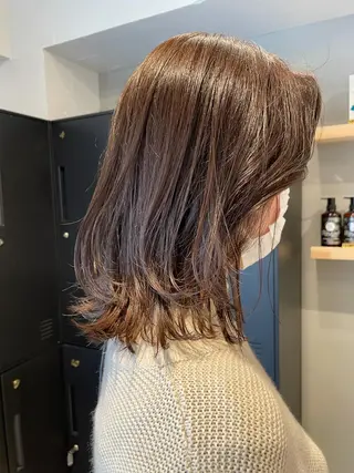 ミディアム カラー SALOWIN下北沢所属・hazuki 🌝のヘアスタイル