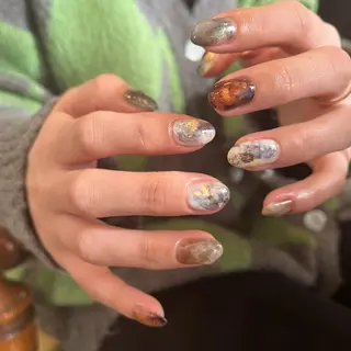 ネイル Trico Antique所属・岩本 杏のネイルデザイン