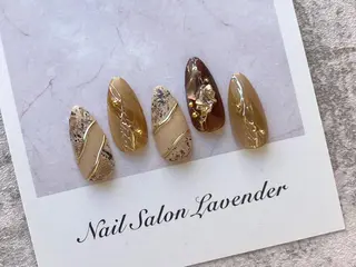 ネイル 佐藤 ニーナ★ラベンダーのネイルデザイン