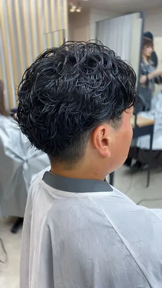 パーマ メンズ k.e.y銀座店所属・安藤幹人 メンズカット/パーマのヘアスタイル