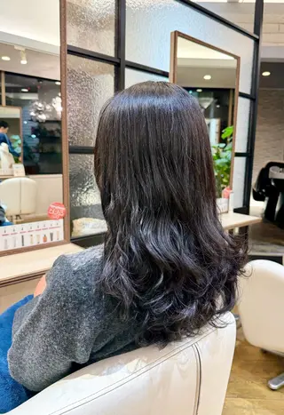 ロング パーマ ホソカワ マイカ ★彡のヘアスタイル