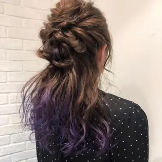 ロング 💎レイヤー／メンズ 💎沢田琴音のヘアスタイル