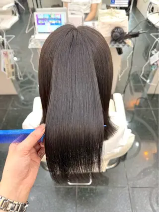 ミディアム カラー 癒しの艶髪ケア 💚真凜のヘアスタイル