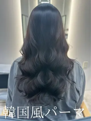 ロング パーマ 韓国風パーマ/ 韓国ヘア/大森千寛のヘアスタイル
