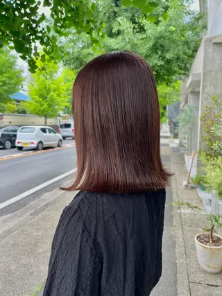 ミディアム カラー yuki／ Cielのヘアスタイル