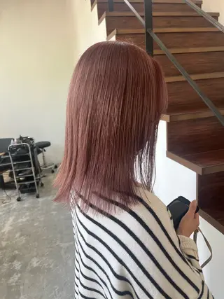 ミディアム カラー BE HERE NOW N°04野々市三納店所属・イタヤ マイカのヘアスタイル