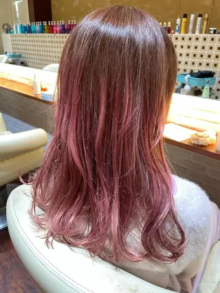 ロング カラー CoCooN 店長 さのえみのヘアスタイル