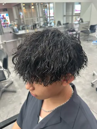 パーマ メンズ 似合わせパーマ🔥 渡邉愛斗のヘアスタイル