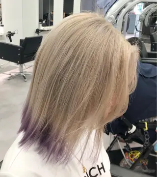 ショート カラー 矢島颯哉/ハイトーン ブリーチカラー💎のヘアスタイル