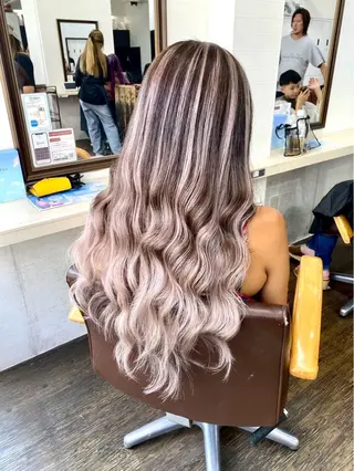 ロング 🩵U-topia 🩵高田　青空🩵のヘアスタイル