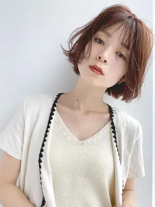 ショート カラー 浅沼 久瑠美のヘアスタイル