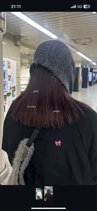 ミディアム カラー じゅわっと暖色カラー 🍊Moemiのヘアスタイル