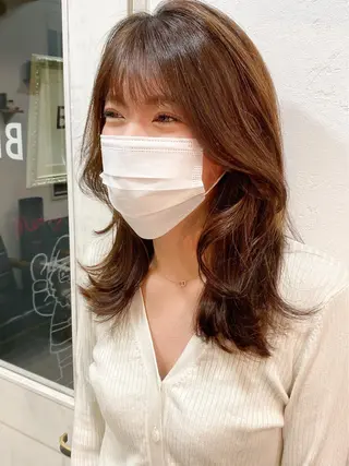 セミロング IDEA 柏の葉KOILRINKGARAGE所属・お洒落満足度 ◎💮井上のヘアスタイル