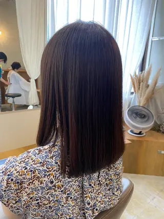 ミディアム 🌻花屋併設🌻濱 幸帆のヘアスタイル