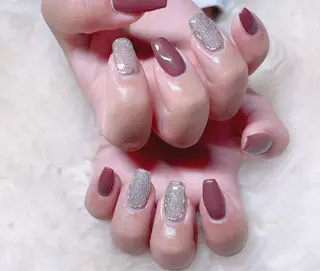 セミロング 💜MIYA nail川崎店のネイルデザイン