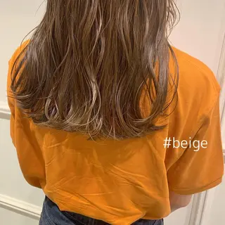 ロング カラー 髪質改善カラー&TR 縮毛矯正/弱酸性矯正のヘアスタイル