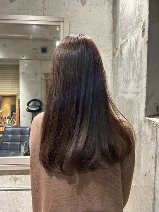 セミロング ohasi yunaのヘアスタイル