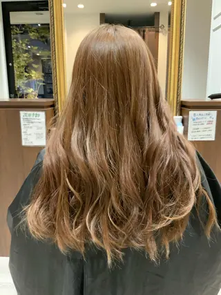 ロング カラー 🌿ストレート🌿 髪質改善☘️シュウヤのヘアスタイル