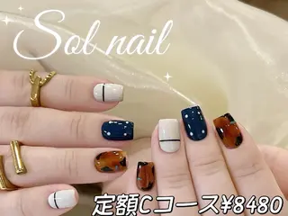 ネイル パラジェル＆フィルイン取り扱いサロンSol Nail所属・Sol Nail ミネのネイルデザイン