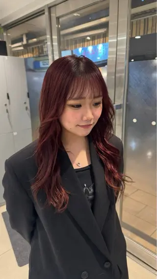 ロング カラー 吉祥寺/koume/ カラー/レイヤーのヘアスタイル